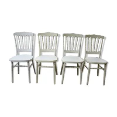 Lot de 4 chaises style - iii anciennes