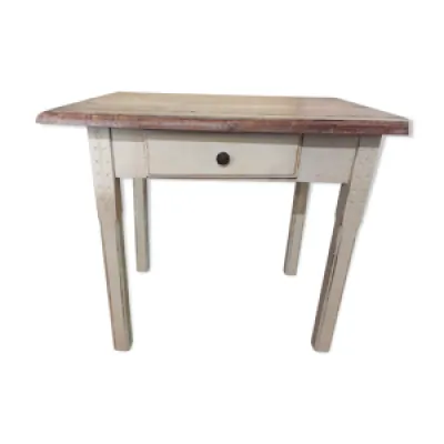 Table d’appoint rectangulaire - bois blanche