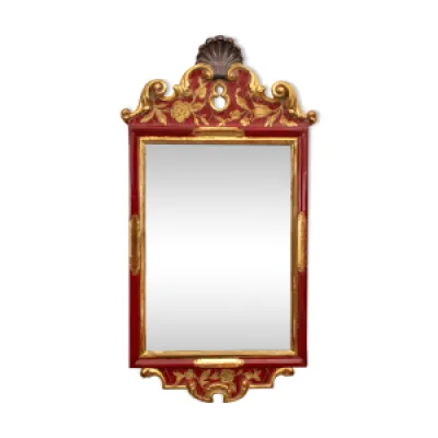 Miroir rouge de mur 40x78cm