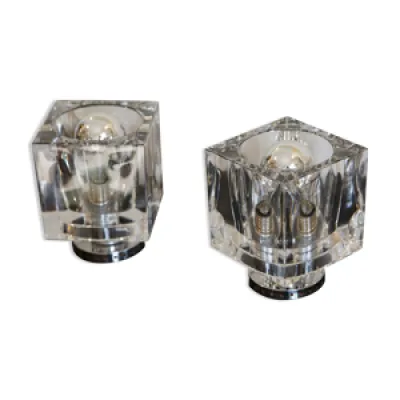 Paire lampes Ice Cube - italie