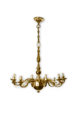 Gilded Bronze chandelier - 1940