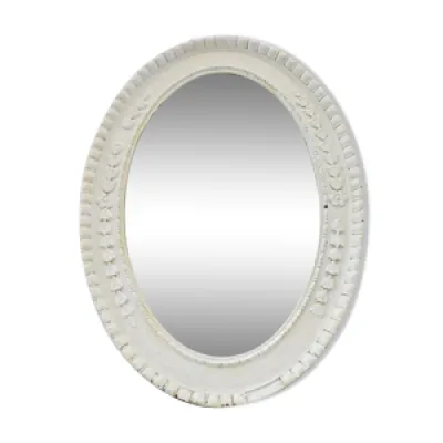 Miroir ancien ovale -