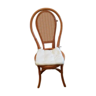 chaise en rotin et bambou