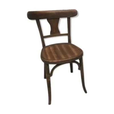 Chaise bistrot en bois - 1920