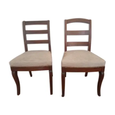 Paire de chaises style - restauration