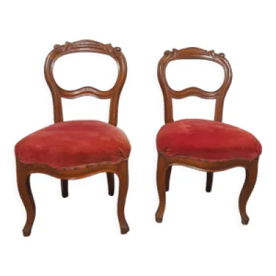 Paire de chaises Louis