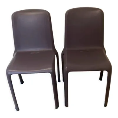 Paire de 2 chaises Pedrali