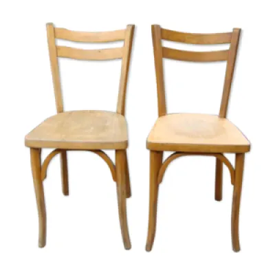 Paire de chaises bistrot - anciennes