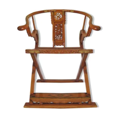 fauteuil ancien chinois - pliant