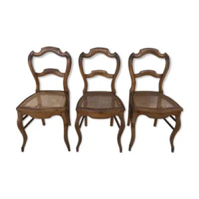 Trio de chaises Louis - philippe
