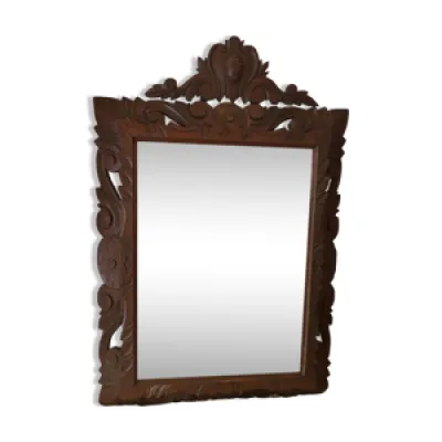 grand miroir en bois