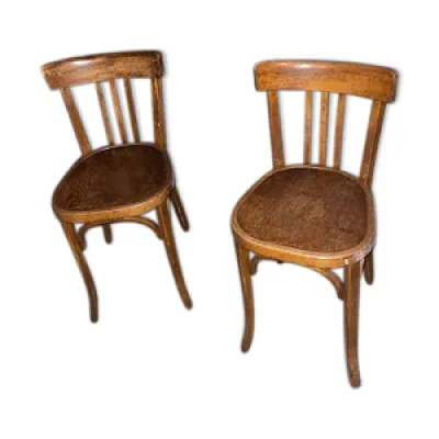 Chaises bistrot bois