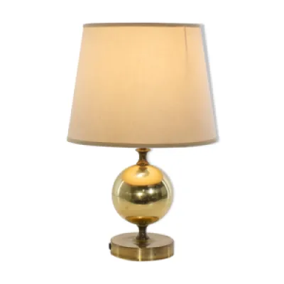lampe en laiton sphère - 1960 design