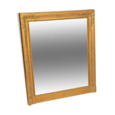 Ancien miroir doré décor - 100cm