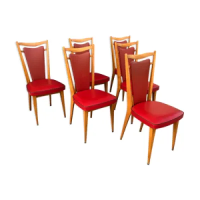 Ensemble de 6 chaises - monobloc