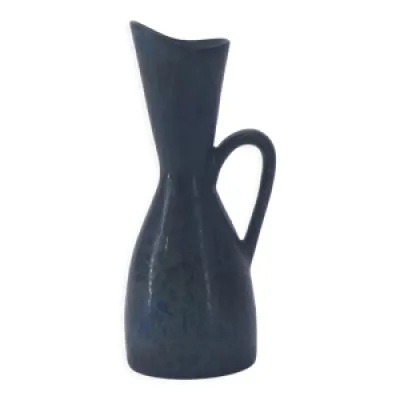Vase en grès bleu Carl - harry 1960