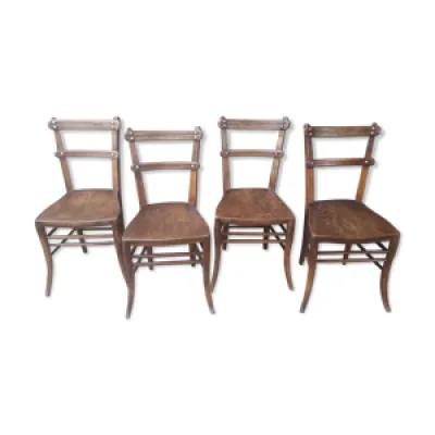 Set de quatre chaises - bistrot