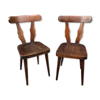paire de chaises bistrot - 1960