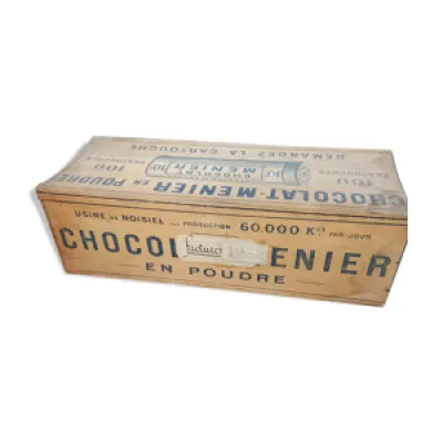 Ancienne Boite chocolat - plaque