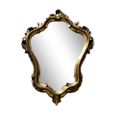 miroir bois doré