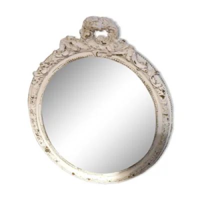 Miroir ovale Louis XVI