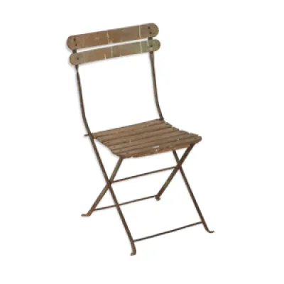 Ancienne chaise de jardin - pliante