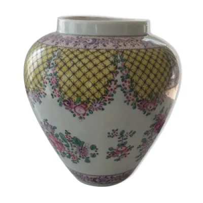 vase porcelaine décor - chinois