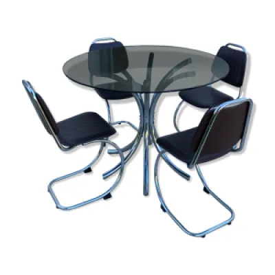 Table chaises roche bobois