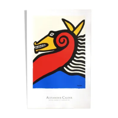 Affiche Alexandre Calder, Horse,