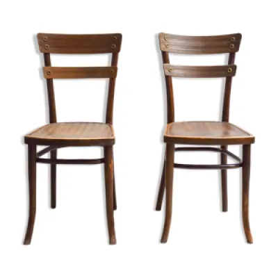 Paire de chaises Bistrot - 1930