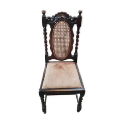 chaise en chene massif - cuir