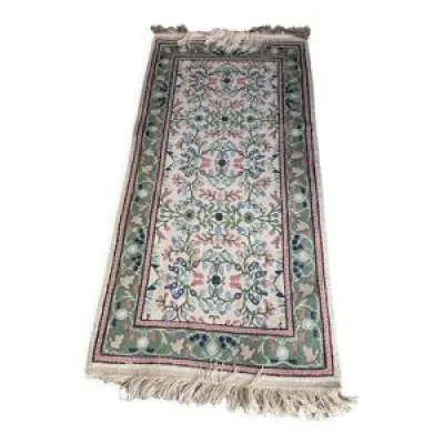 tapis fait main en soie - naturel