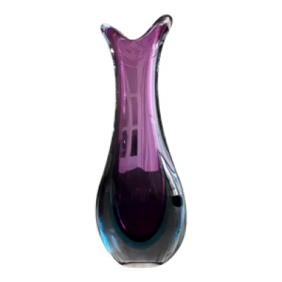 Vase sommerso en verre - murano