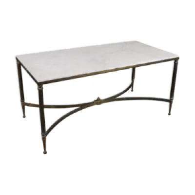 French brass marble coffee - table