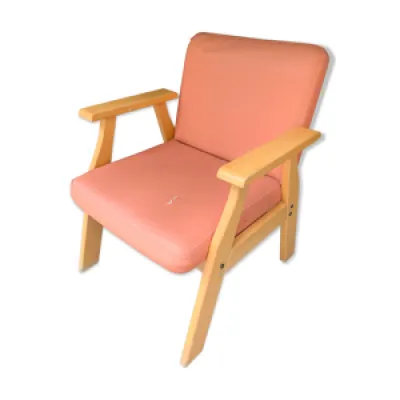 fauteuil bois clair