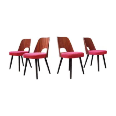 Serie de 4 chaises bois - 515 oswald