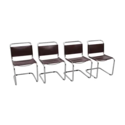 4 chaises mart stam S33