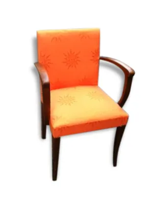 fauteuil bridge orange