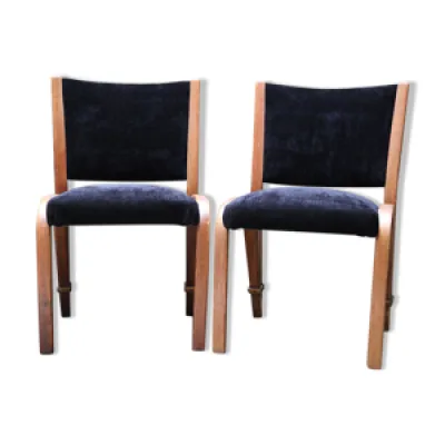 Paire de chaises bow - steiner wood