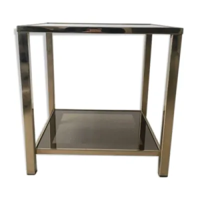 Gold-plated side table