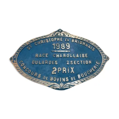 plaque Concours Agricole