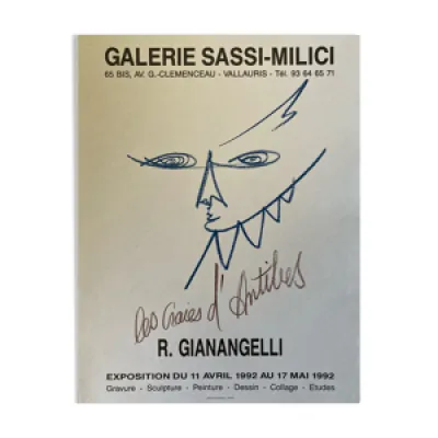 Affiche de Gianangelli - 1992