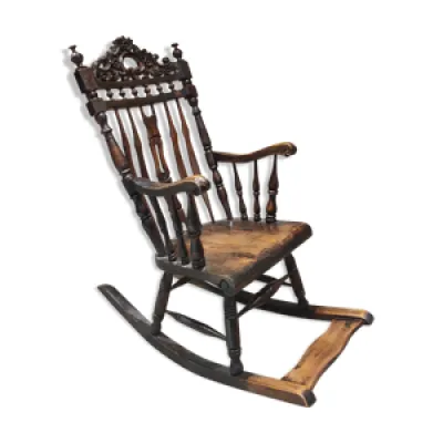 rocking-chair en bois
