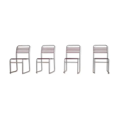 4 chaises “sandow” - bruno pollak