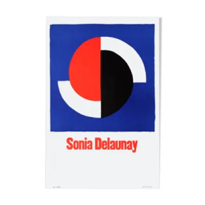 Affiche Sonia Delaunay 1974