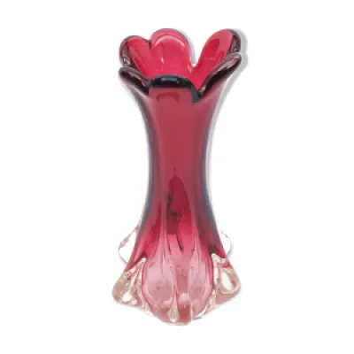 vase Murano « Chambord » - rouge
