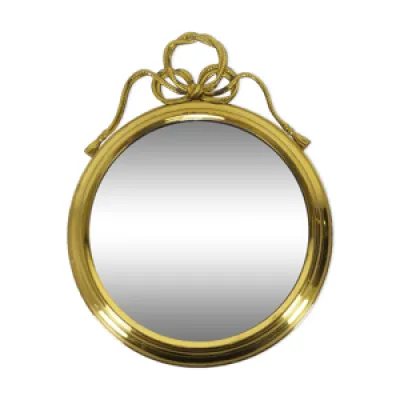 miroir laiton doré