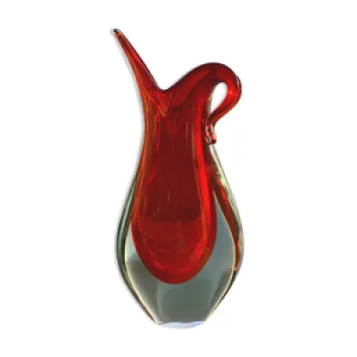 vase Murano rouge