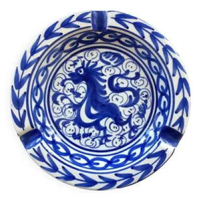 Vide poche décor dragon - bleu