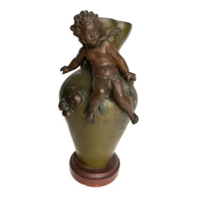 Vase en bronze A moreau